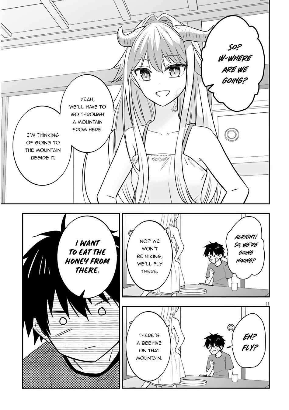 Maou Ni Natta Node, Dungeon Tsukutte Jingai Musume To Honobono Suru Chapter 43 - Page 11 in English