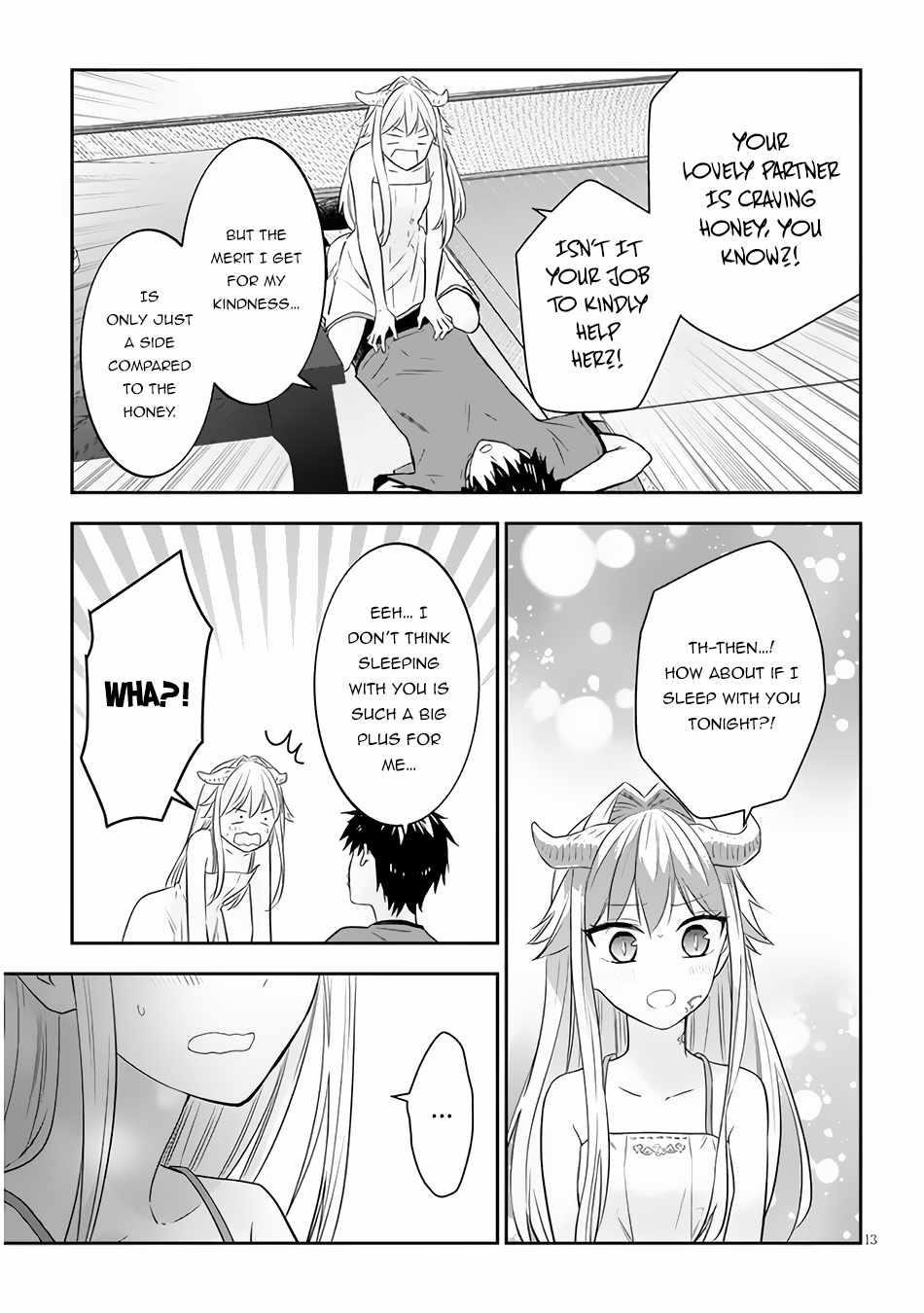 Maou Ni Natta Node, Dungeon Tsukutte Jingai Musume To Honobono Suru Chapter 43 - Page 13 in English