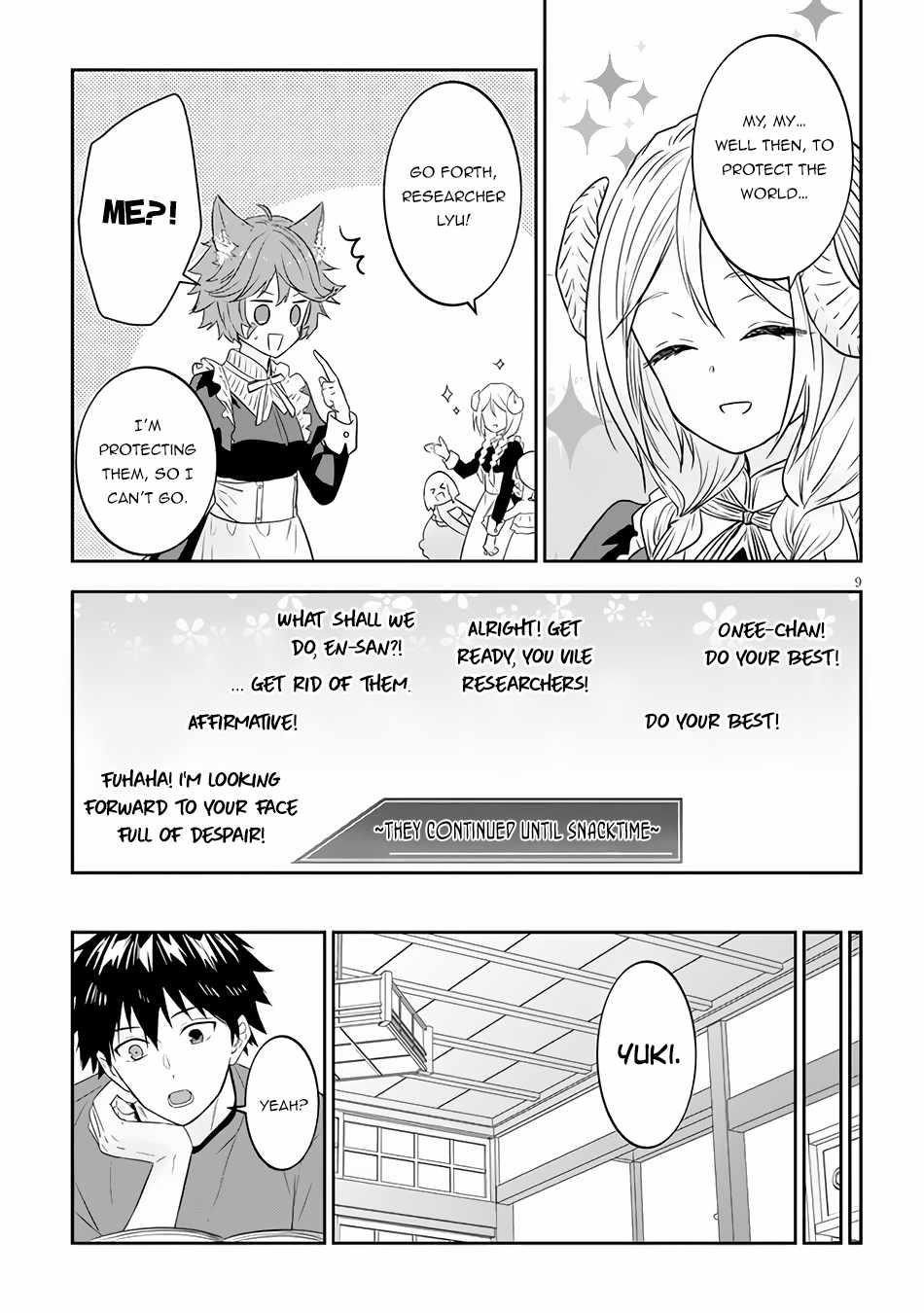 Maou Ni Natta Node, Dungeon Tsukutte Jingai Musume To Honobono Suru Chapter 43 - Page 9 in English