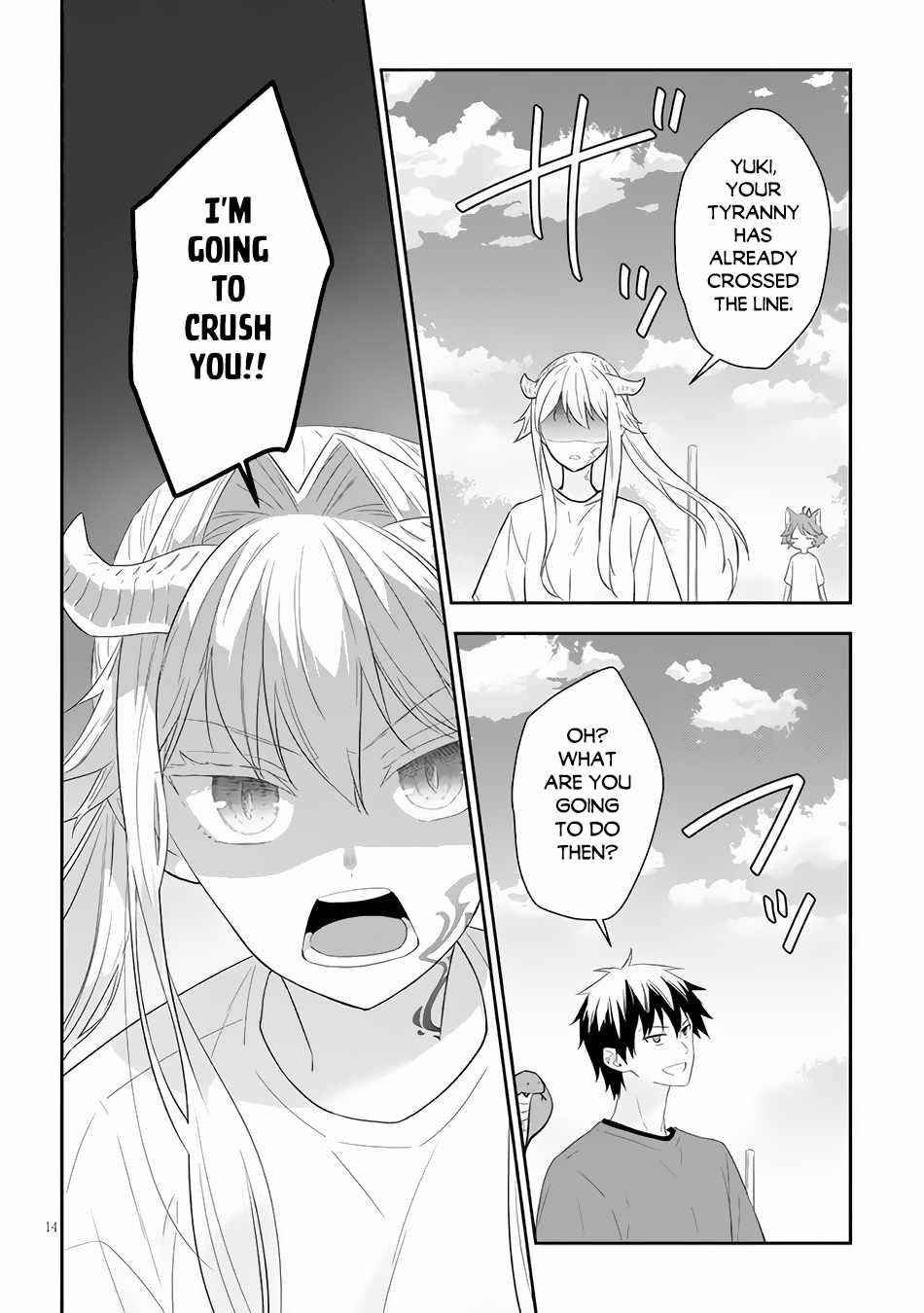 Maou Ni Natta Node, Dungeon Tsukutte Jingai Musume To Honobono Suru Chapter 49 - Page 14 in English