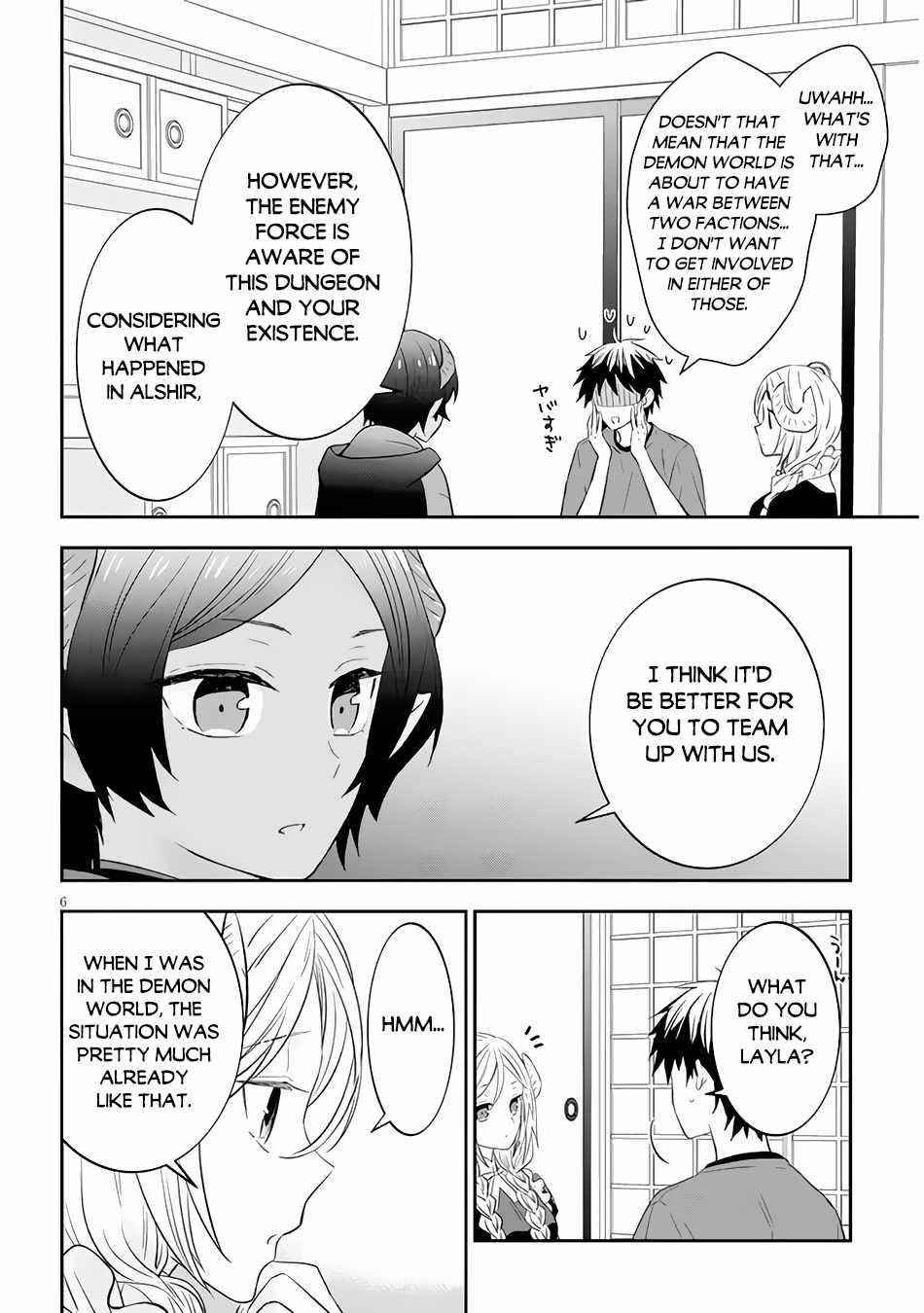 Maou Ni Natta Node, Dungeon Tsukutte Jingai Musume To Honobono Suru Chapter 50.1 - Page 6 in English