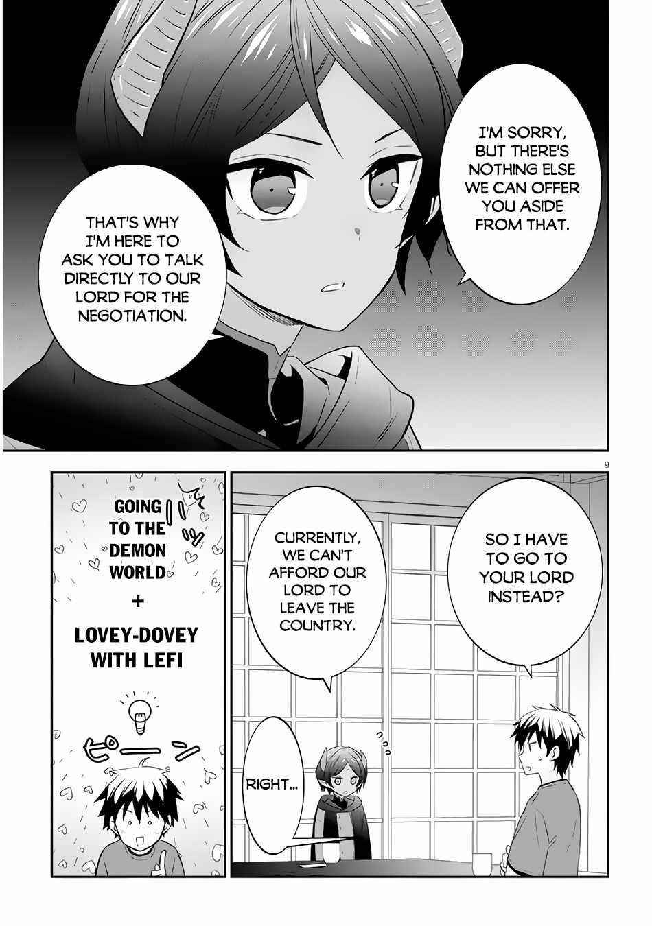 Maou Ni Natta Node, Dungeon Tsukutte Jingai Musume To Honobono Suru Chapter 50.1 - Page 9 in English