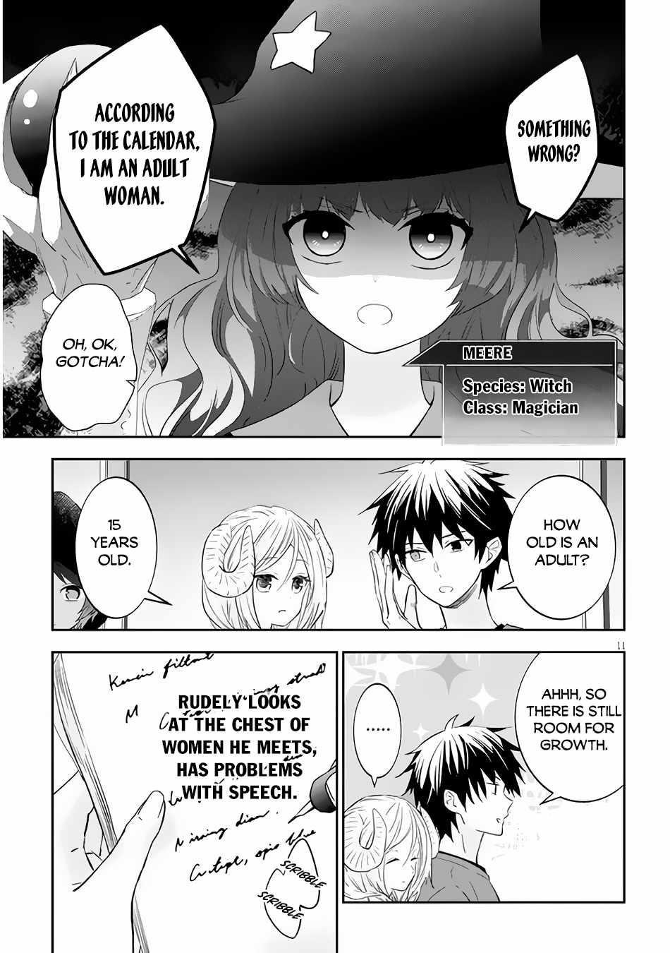 Maou Ni Natta Node, Dungeon Tsukutte Jingai Musume To Honobono Suru Chapter 51.1 - Page 11 in English