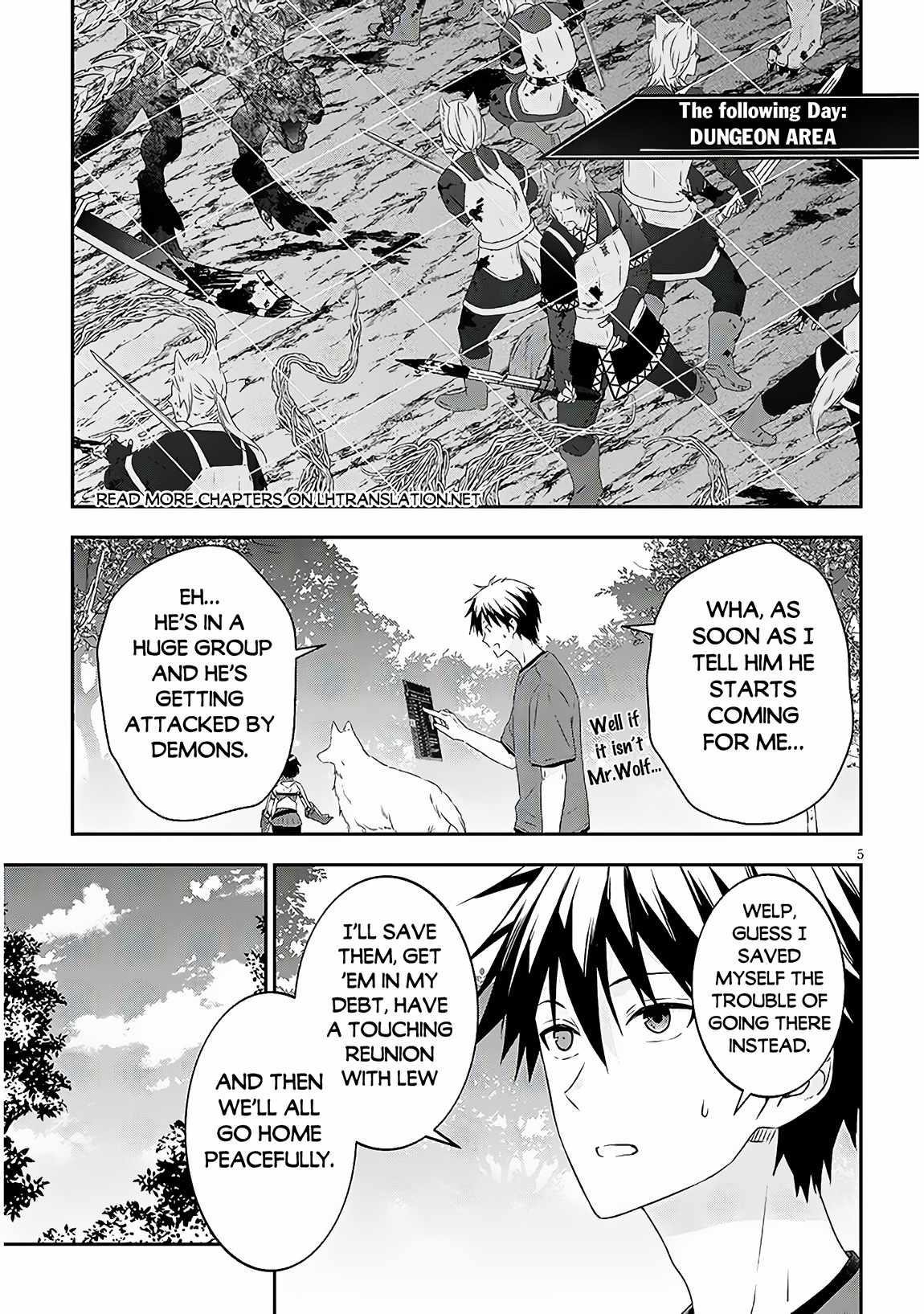 Maou Ni Natta Node, Dungeon Tsukutte Jingai Musume To Honobono Suru Chapter 71.1 - Page 5 in English
