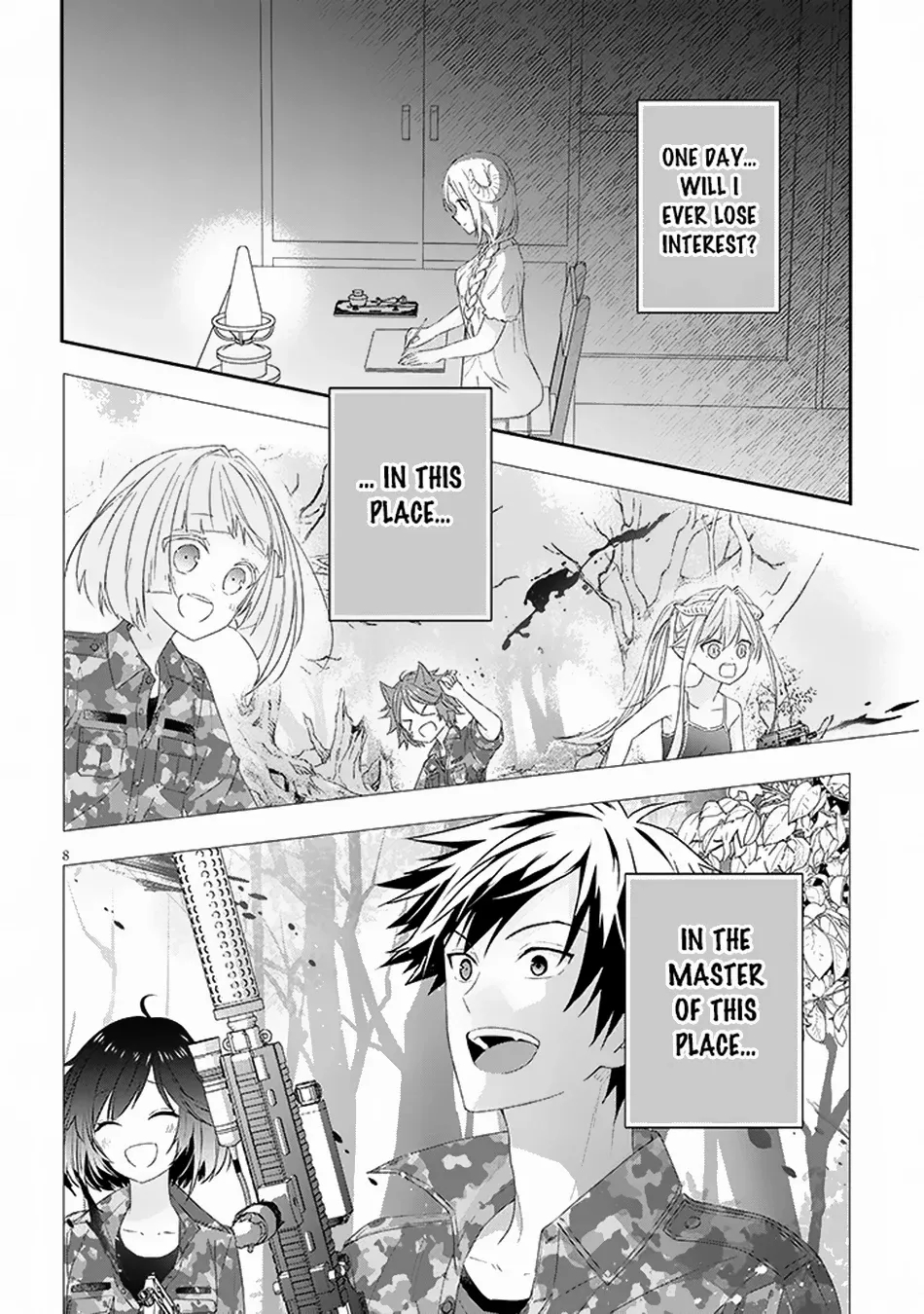 Maou Ni Natta Node, Dungeon Tsukutte Jingai Musume To Honobono Suru Chapter 75.1 - Page 8 in English