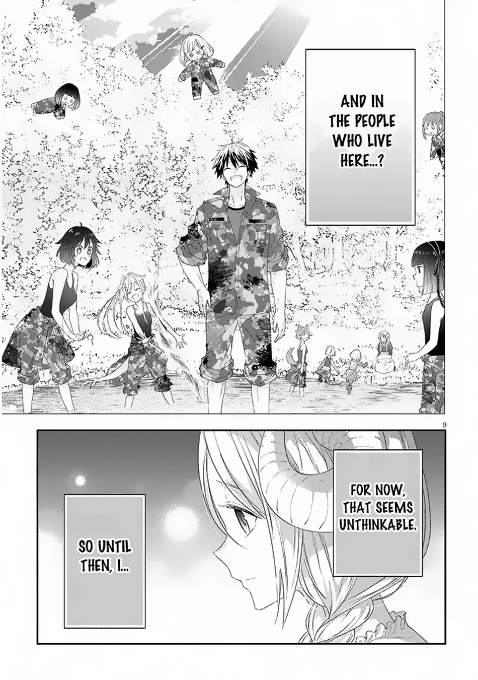 Maou Ni Natta Node, Dungeon Tsukutte Jingai Musume To Honobono Suru Chapter 75.1 - Page 9 in English