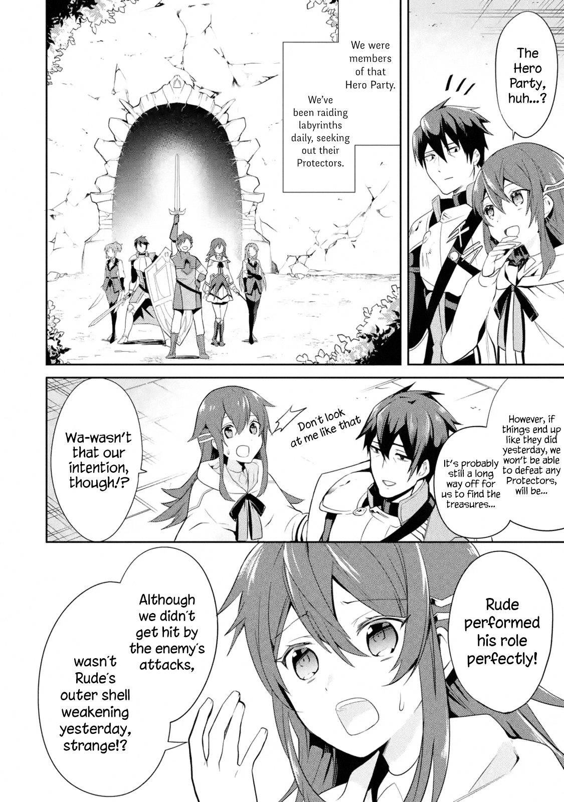 The Labyrinth Raids Of The Ultimate Tank ~The Tank Possessing A Rare 9,999 Endurance Skill Was Expelled From The Hero Party~ Chapter 1.1 - Page 7 in English
