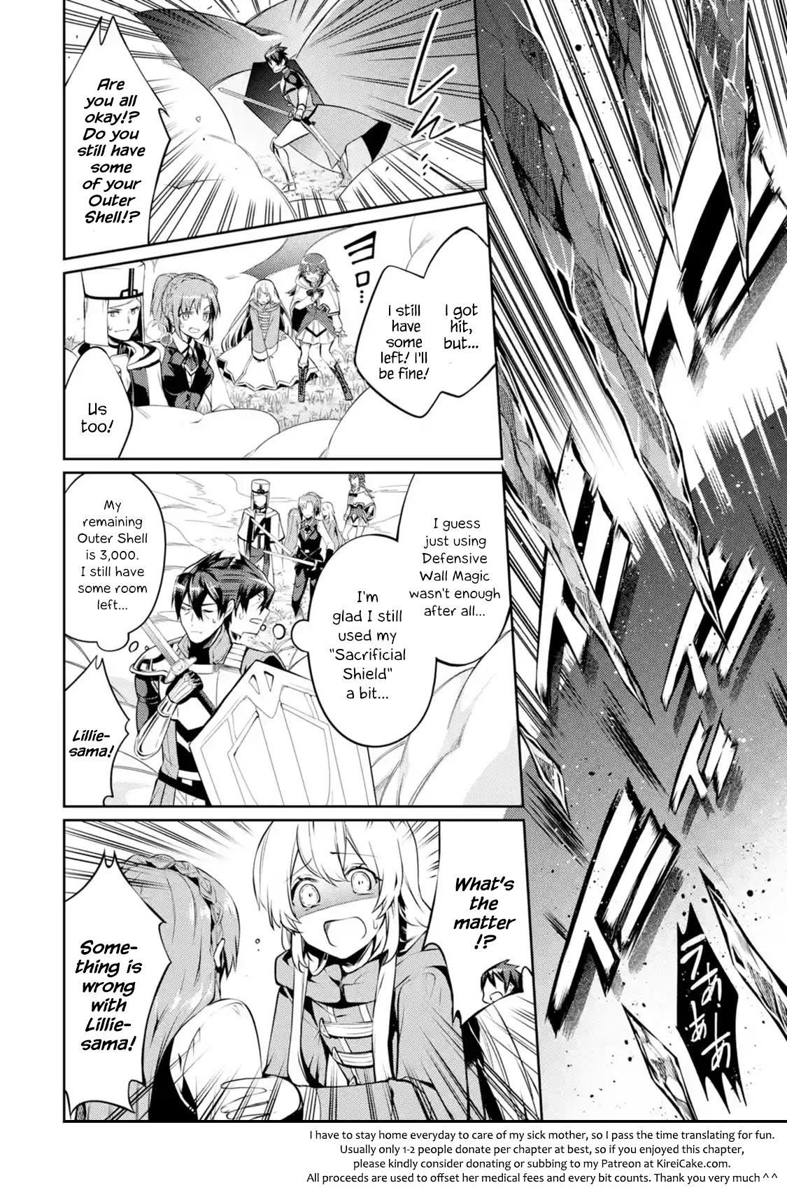 The Labyrinth Raids Of The Ultimate Tank ~The Tank Possessing A Rare 9,999 Endurance Skill Was Expelled From The Hero Party~ Chapter 10.2 - Page 12 in English