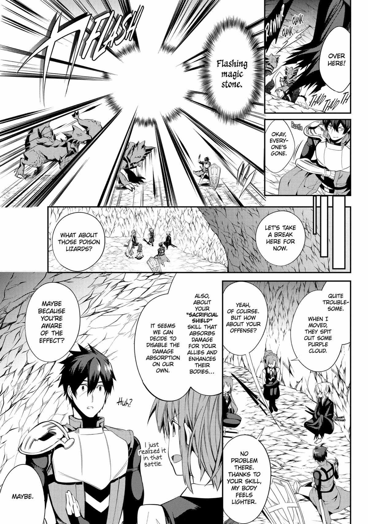 The Labyrinth Raids Of The Ultimate Tank ~The Tank Possessing A Rare 9,999 Endurance Skill Was Expelled From The Hero Party~ Chapter 14 - Page 37 in English