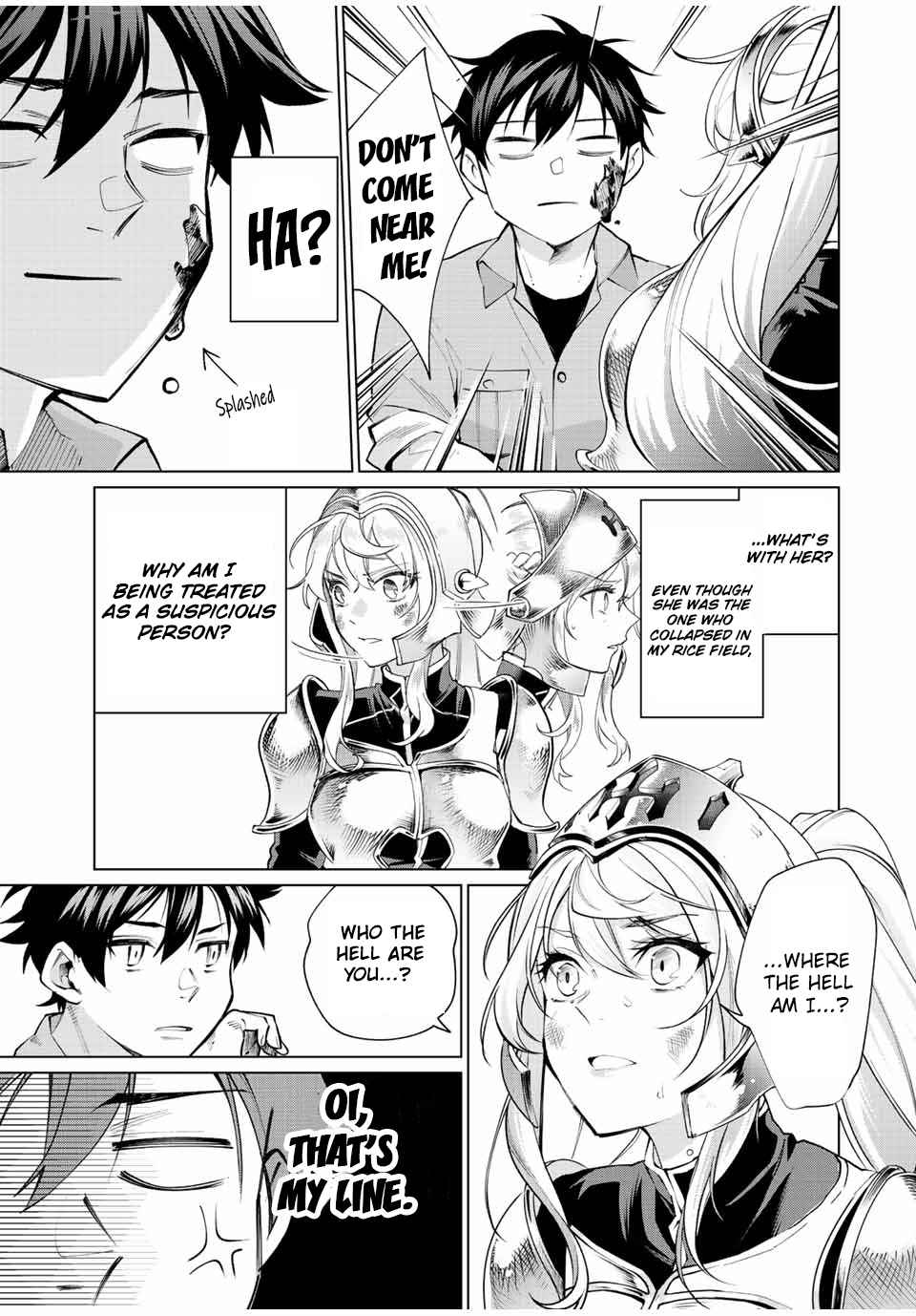 I Found a Female Knight in a Rice Field, in the Countryside They Think She’s My Wife Chapter 1 - Page 12 in English