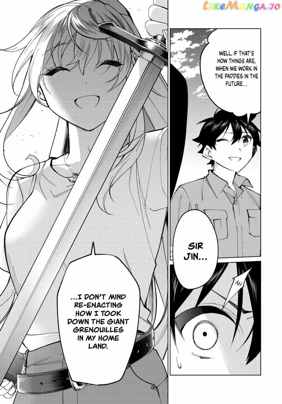 I Found a Female Knight in a Rice Field, in the Countryside They Think She’s My Wife Chapter 17 - Page 19 in English