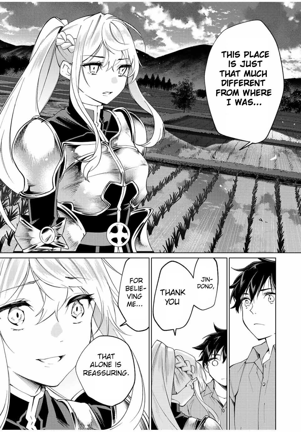 I Found a Female Knight in a Rice Field, in the Countryside They Think She’s My Wife Chapter 5 - Page 12 in English
