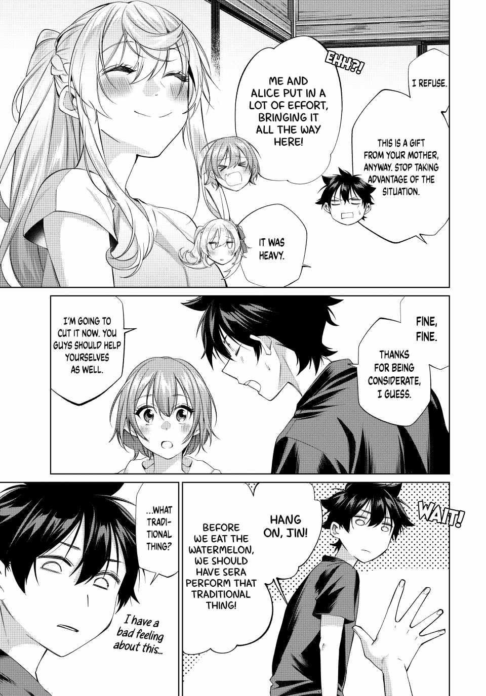 I Found a Female Knight in a Rice Field, in the Countryside They Think She’s My Wife Chapter 62 - Page 11 in English
