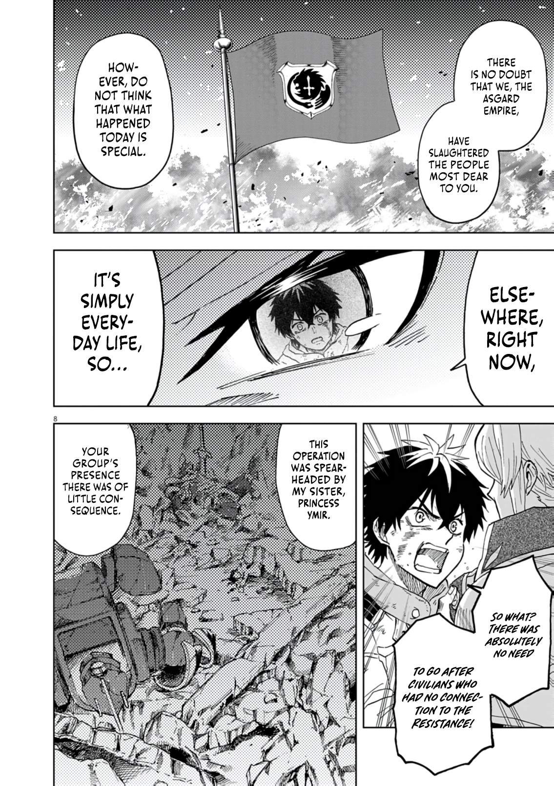 The Strongest Knight in the World, in an Attempt to Save the Heroines Who Were Destined to Die, Decided to Become the Strongest in Another World as Well: Flowers in Both Hands, Swords in Both Hands Chapter 16 - Page 8 in English