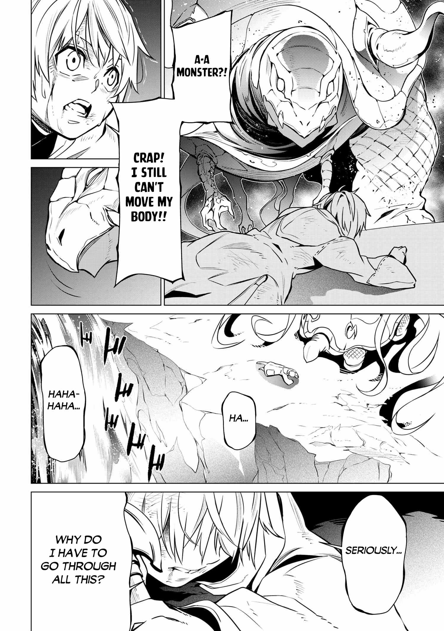 SSS Rank Dungeon De Knife Ichihon Tewatasare Tsuihou Sareta Hakuma Doushi Chapter 1 - Page 46 in English