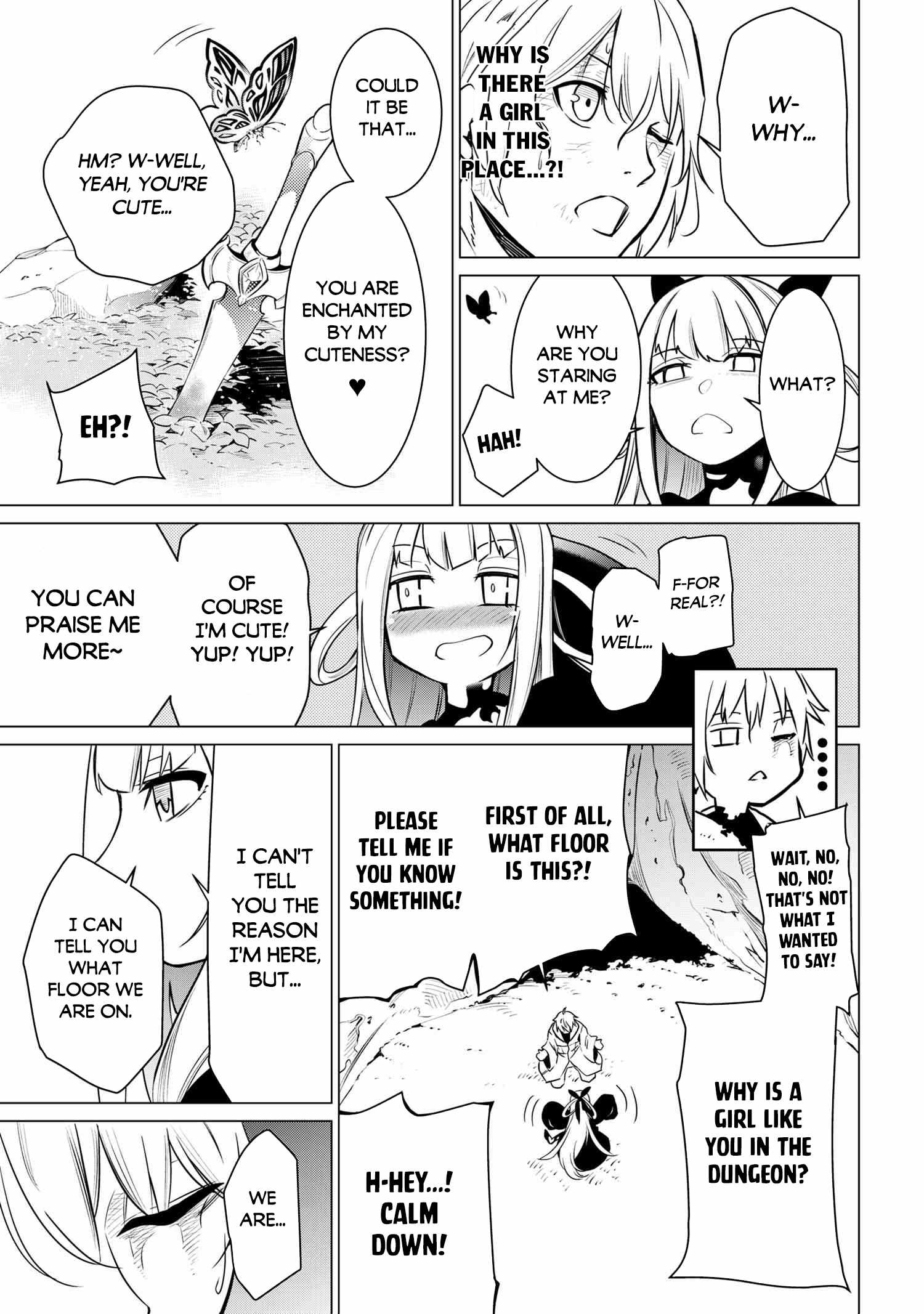 SSS Rank Dungeon De Knife Ichihon Tewatasare Tsuihou Sareta Hakuma Doushi Chapter 1 - Page 51 in English