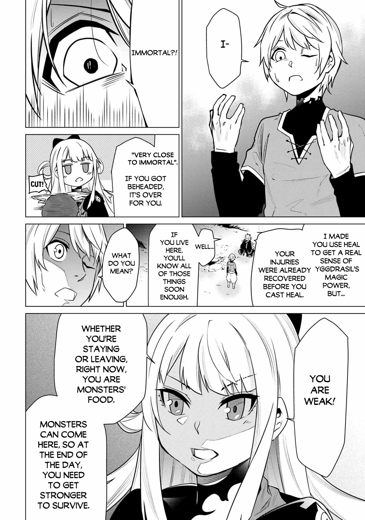 SSS Rank Dungeon De Knife Ichihon Tewatasare Tsuihou Sareta Hakuma Doushi Chapter 2.1 - Page 18 in English