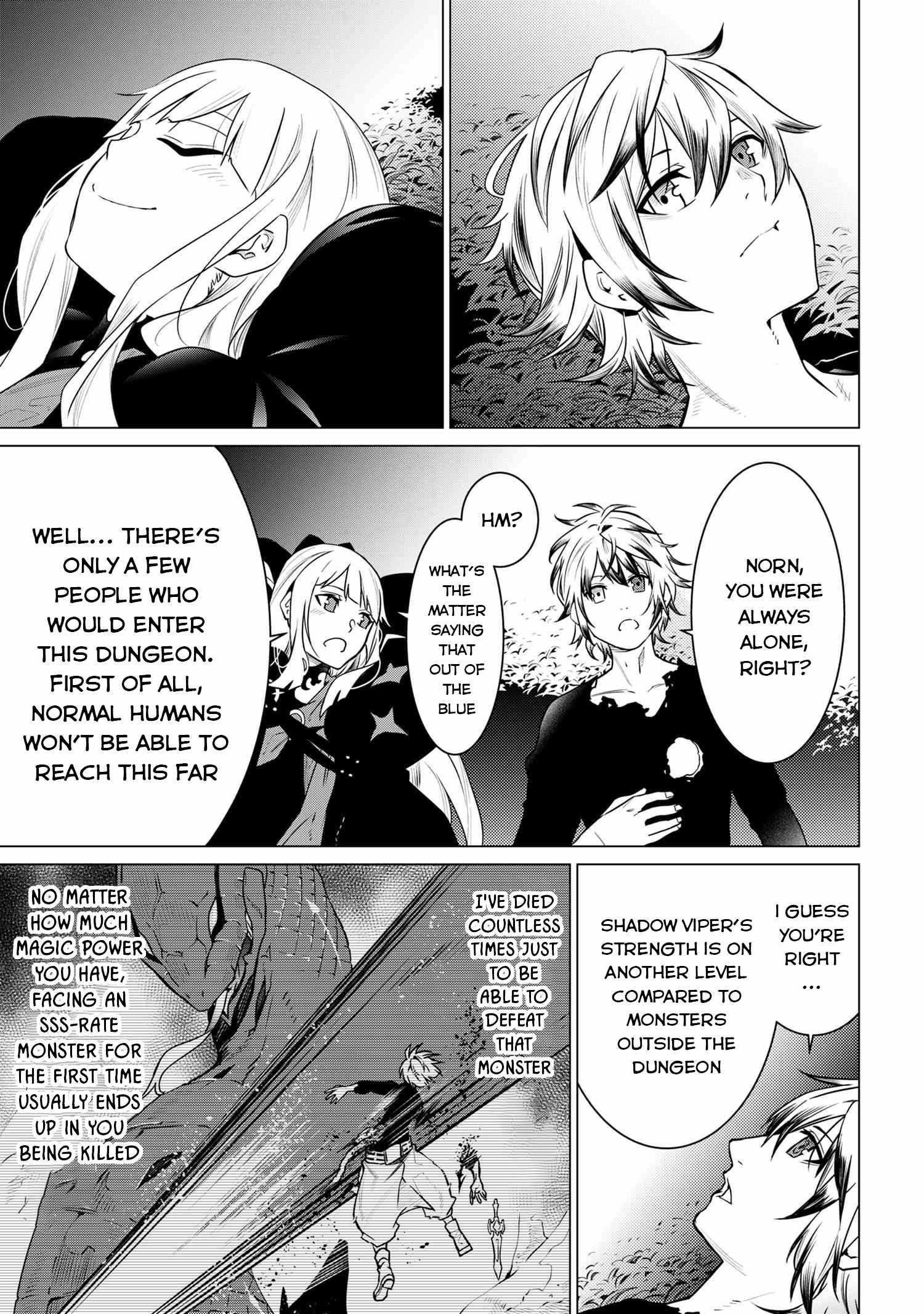 SSS Rank Dungeon De Knife Ichihon Tewatasare Tsuihou Sareta Hakuma Doushi Chapter 2.2 - Page 18 in English