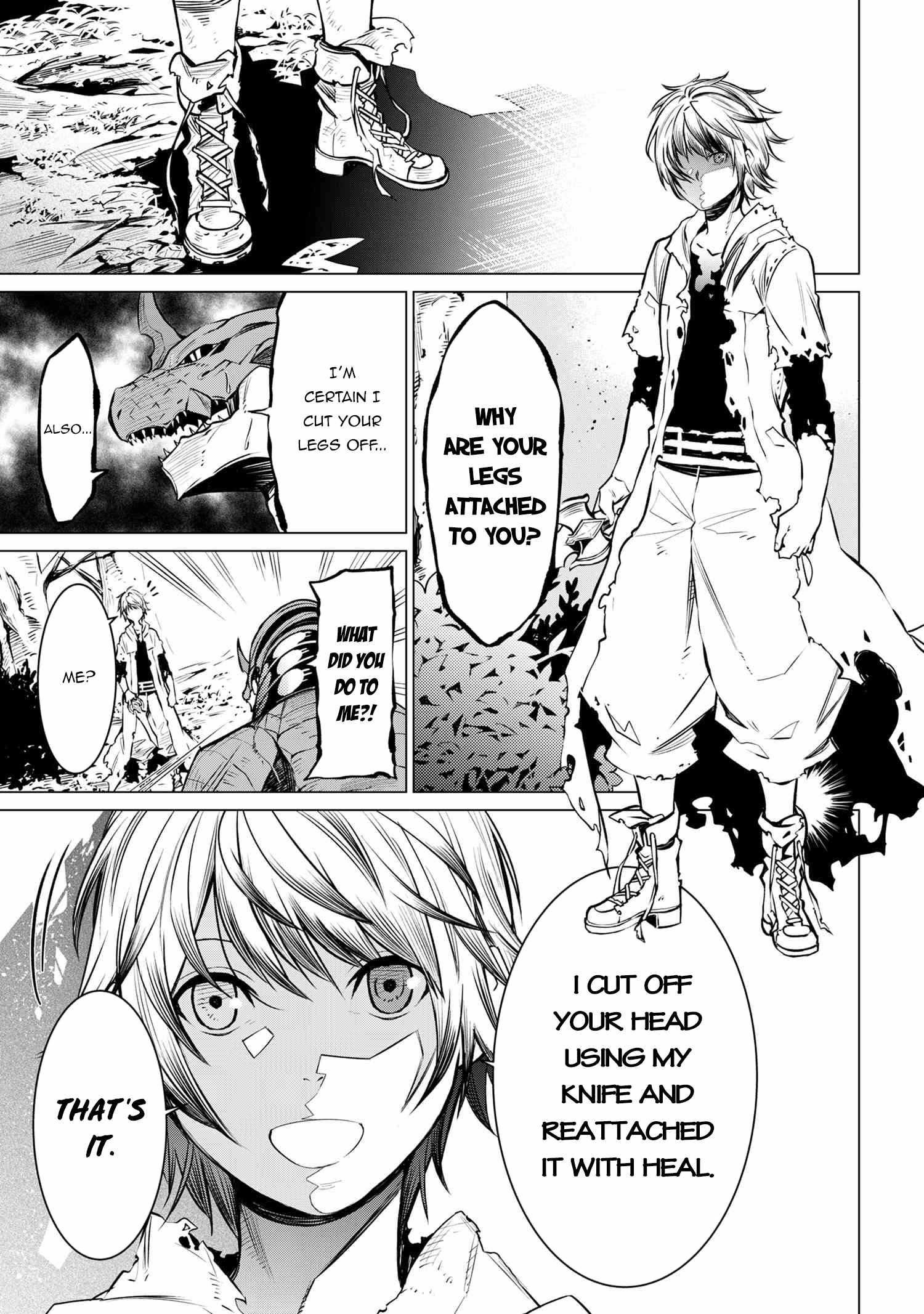 SSS Rank Dungeon De Knife Ichihon Tewatasare Tsuihou Sareta Hakuma Doushi Chapter 4.2 - Page 5 in English