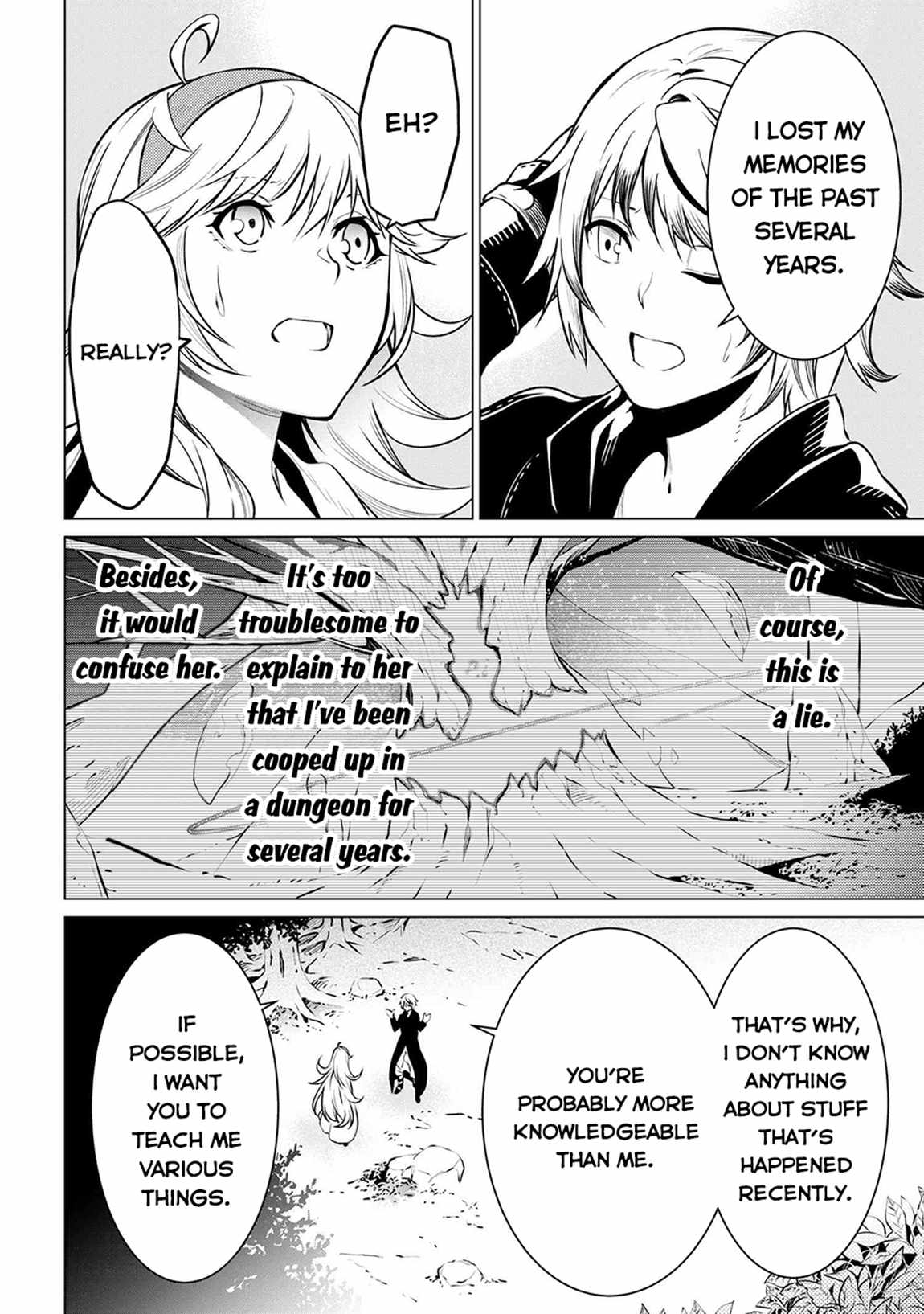 SSS Rank Dungeon De Knife Ichihon Tewatasare Tsuihou Sareta Hakuma Doushi Chapter 5.2 - Page 8 in English