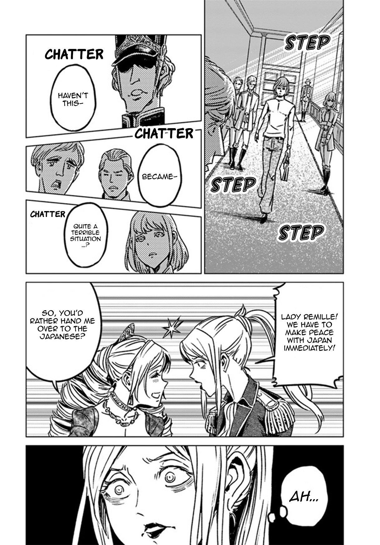 Nihonkoku Shoukan Chapter 39 - Page 22 in English