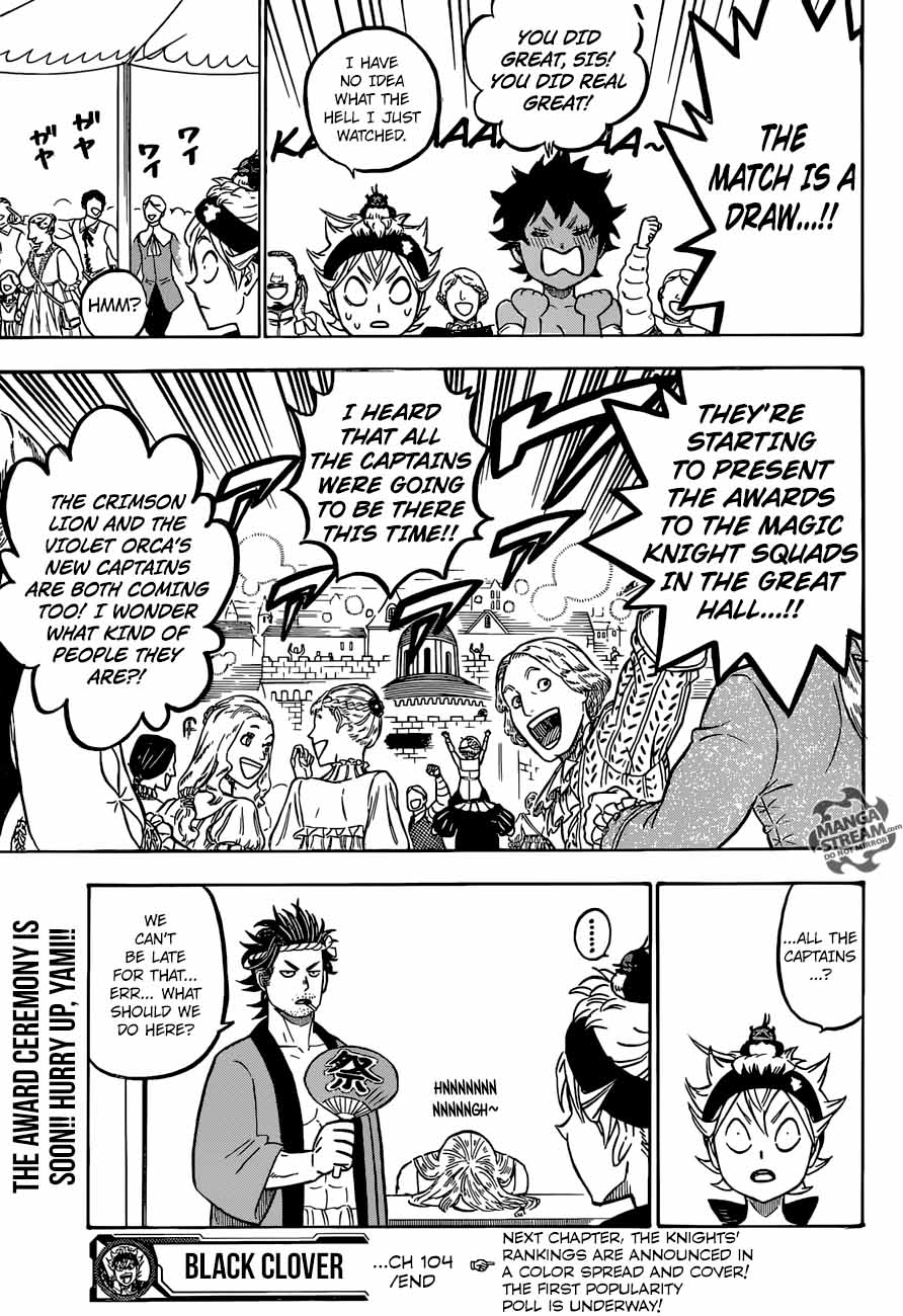 BLACK CLOVER Chapter 104 - Page 17 in English