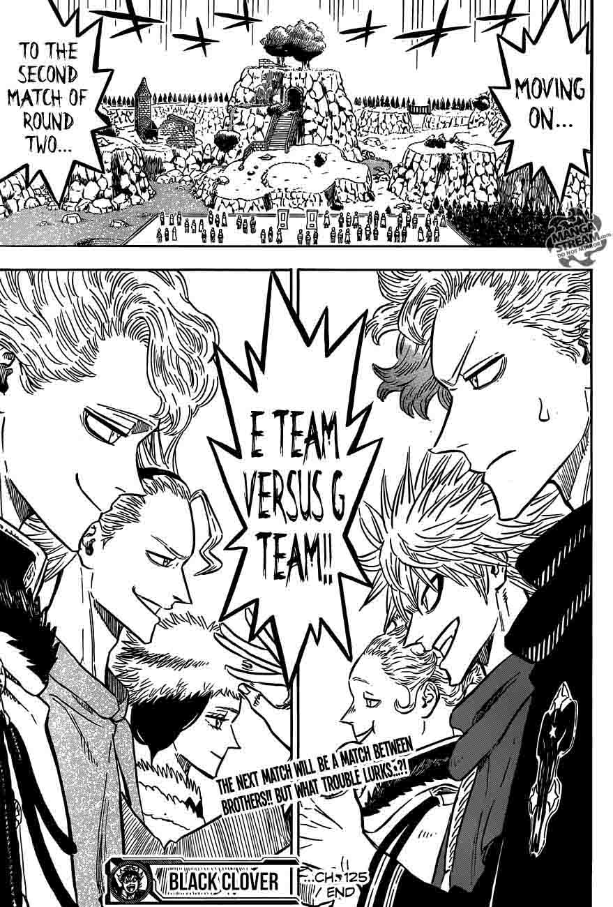 BLACK CLOVER Chapter 125 - Page 17 in English