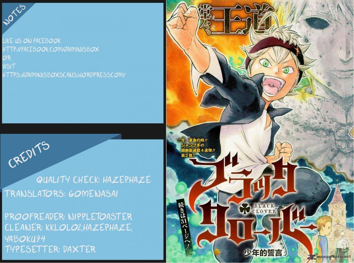 BLACK CLOVER Chapter 14 - Page 19 in English