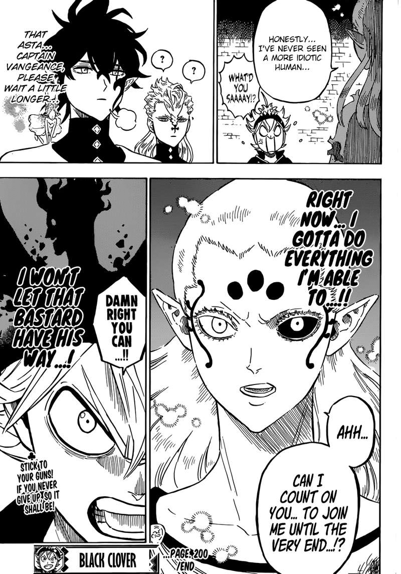 BLACK CLOVER Chapter 200 - Page 18 in English