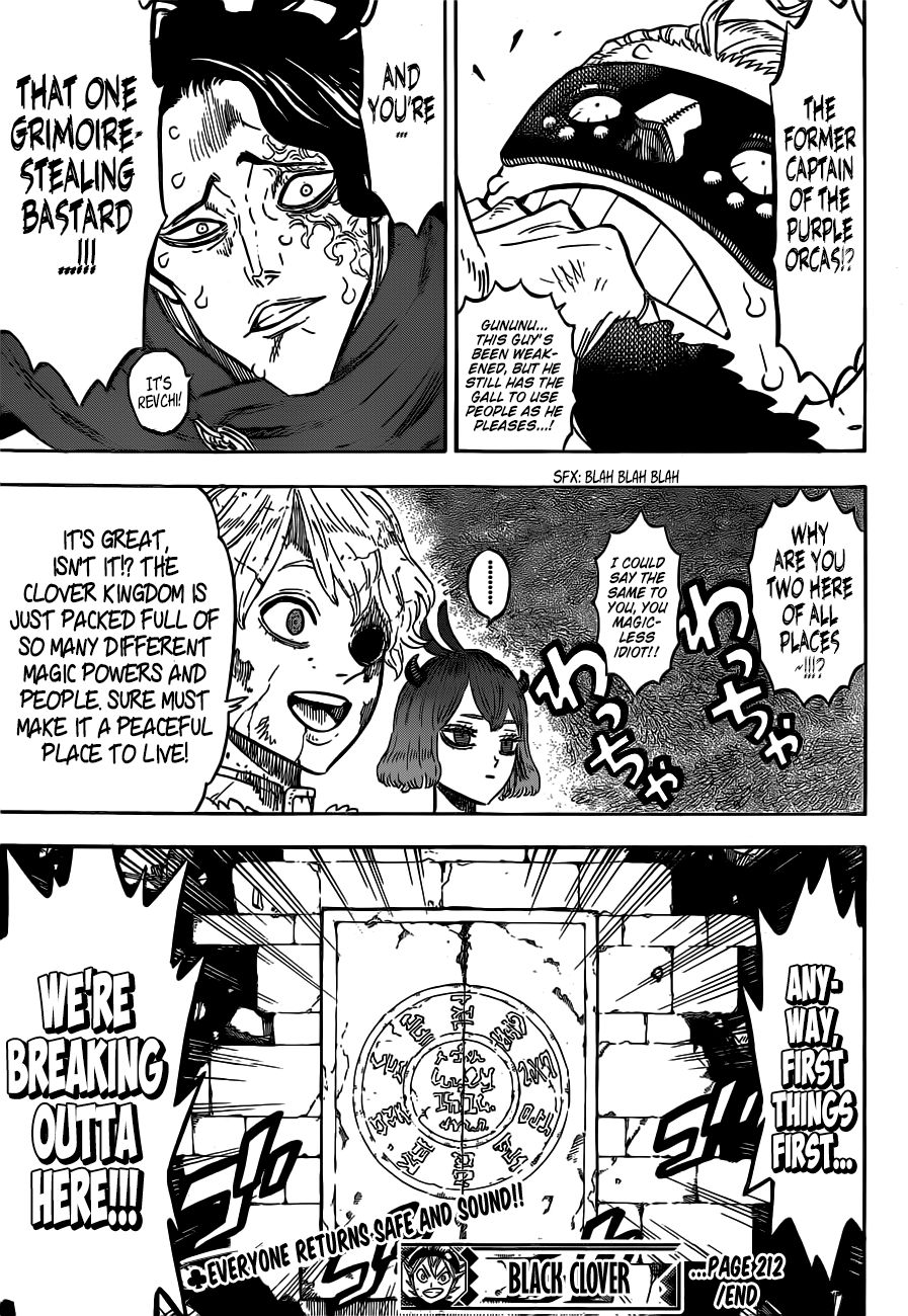 BLACK CLOVER Chapter 212 - Page 15 in English
