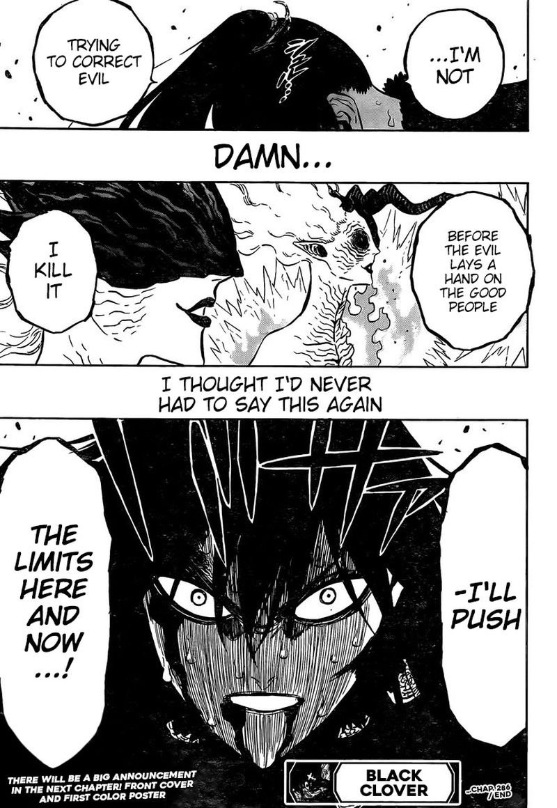 BLACK CLOVER Chapter 286 - Page 17 in English