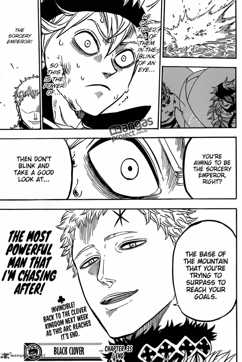 BLACK CLOVER Chapter 35 - Page 19 in English