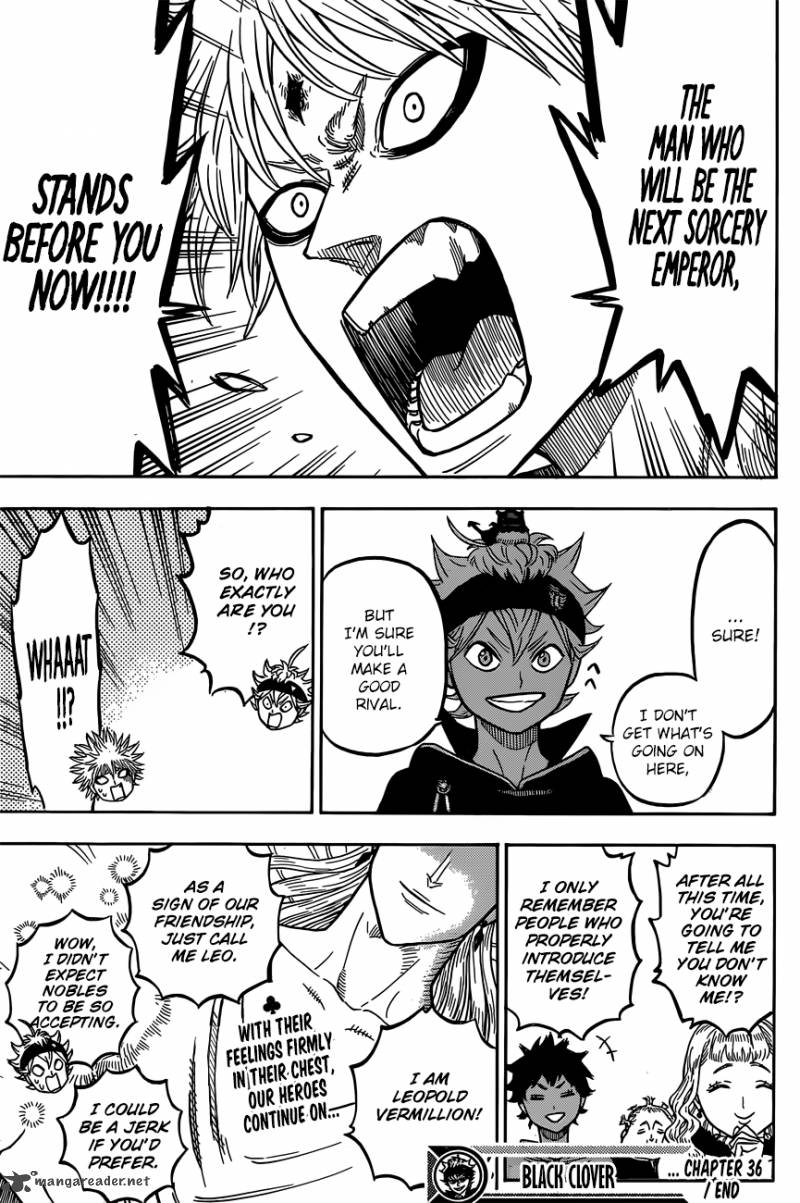 BLACK CLOVER Chapter 36 - Page 19 in English