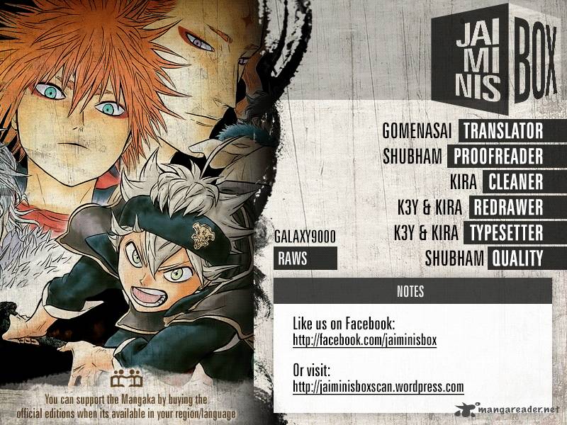 BLACK CLOVER Chapter 39 - Page 17 in English