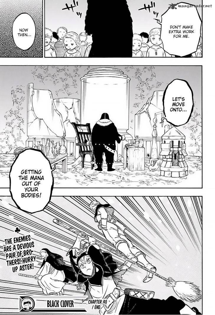 BLACK CLOVER Chapter 40 - Page 18 in English