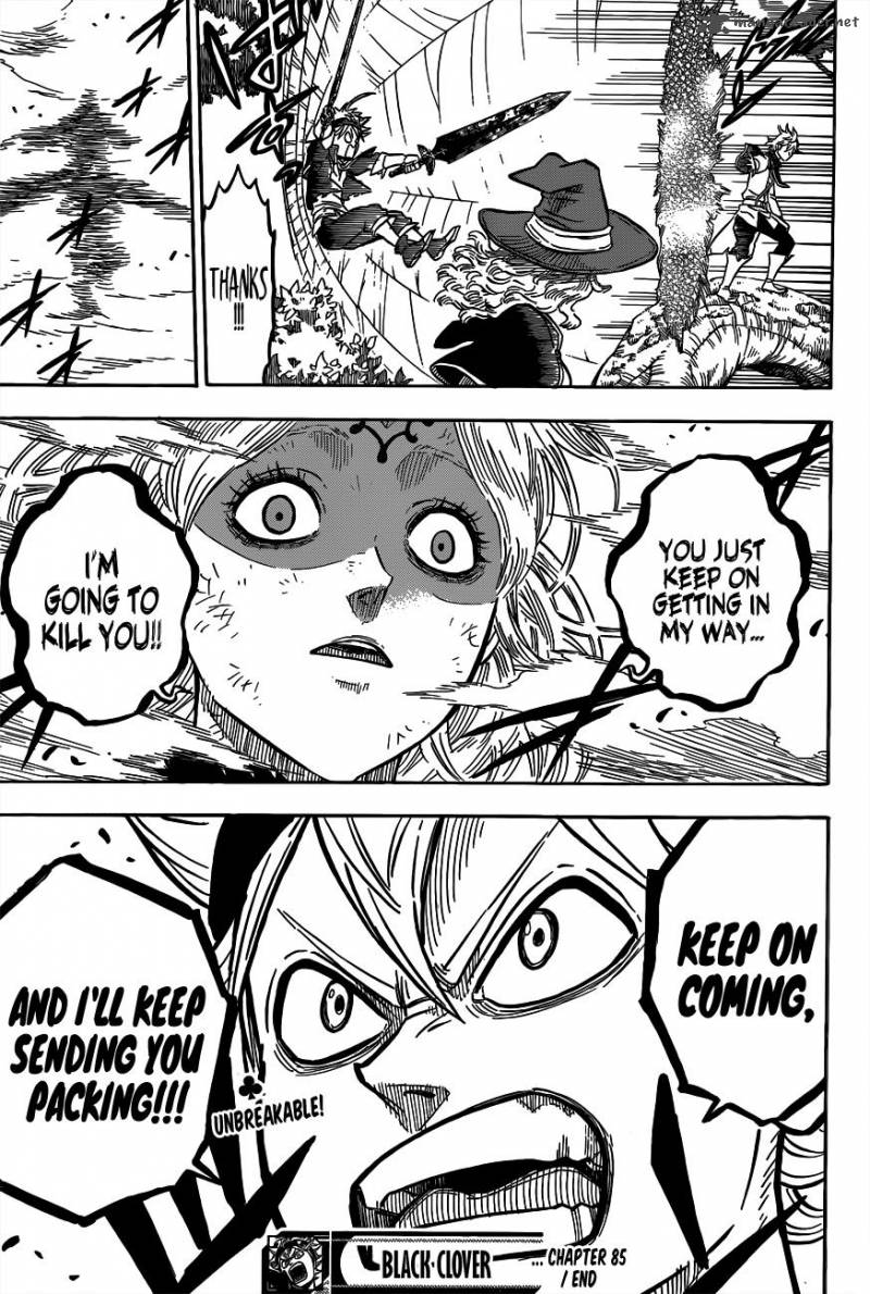 BLACK CLOVER Chapter 85 - Page 18 in English