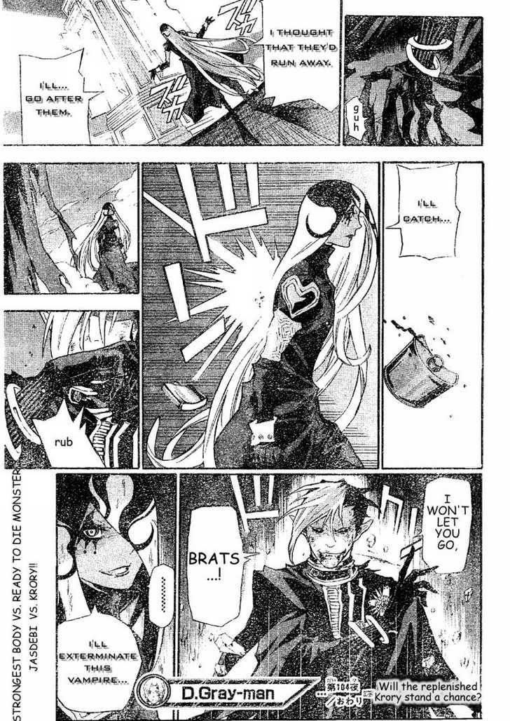 D.gray-Man Chapter 104 - Page 18 in English