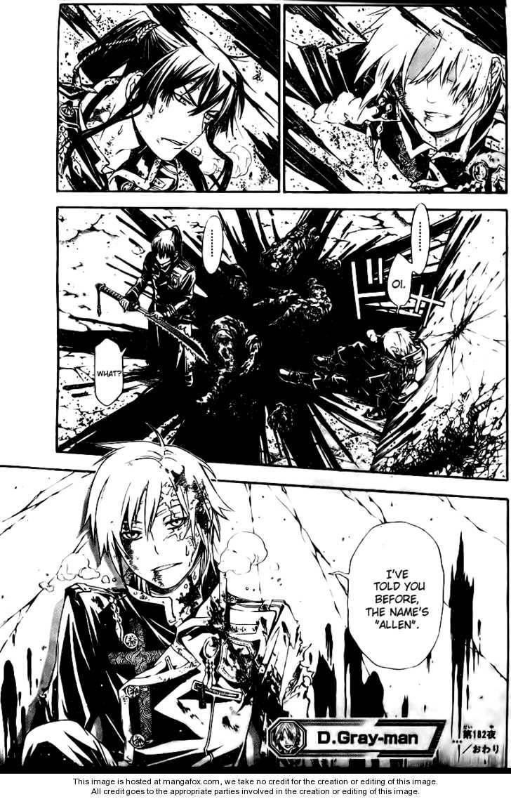 D.gray-Man Chapter 182 - Page 18 in English
