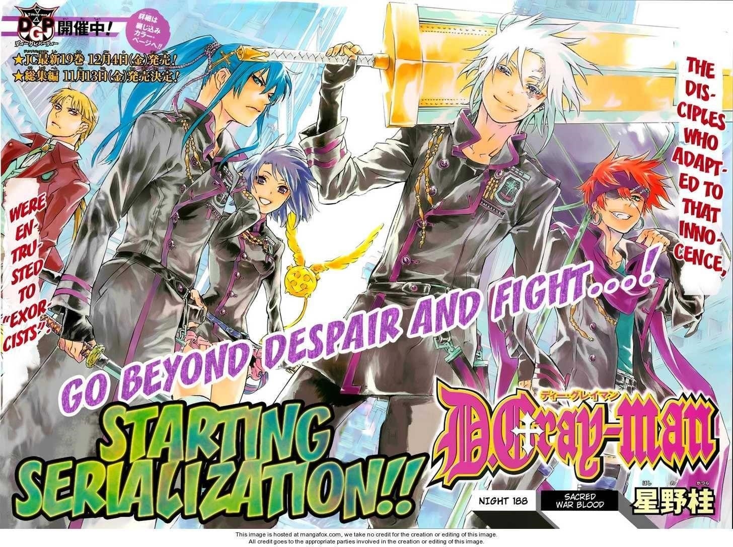 D.gray-Man Chapter 188 - Page 3 in English