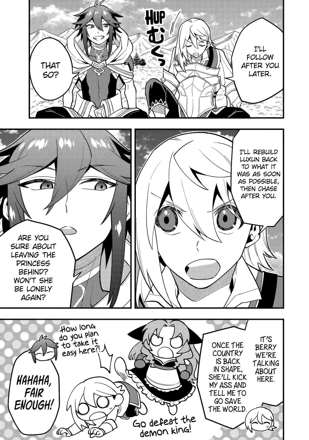 Kouryakuhon O Kushi Suru Saikyou No Mahoutsukai ~< Meirei Sa Sero > To Wa Iwa Senai Oreryuu Mao Tobatsu Saizen Ruuto ~ Chapter 60 - Page 29 in English