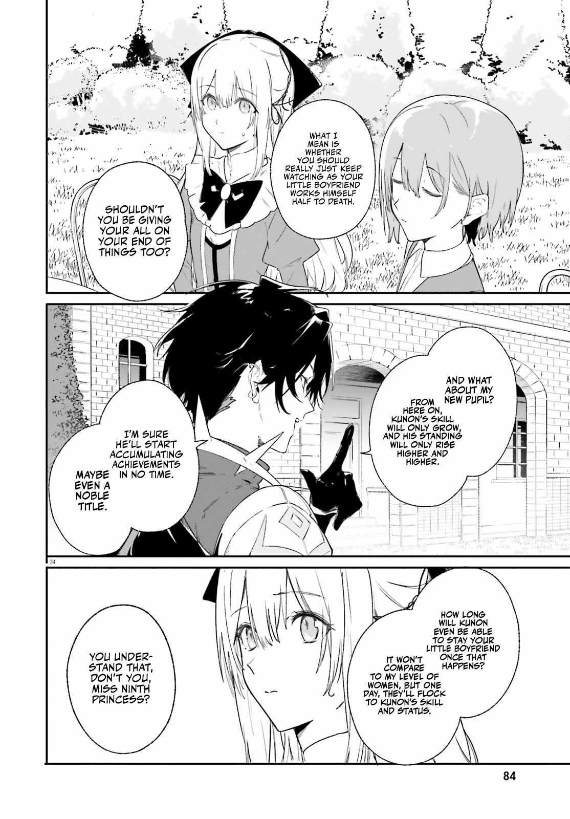 Kunon the Sorcerer Can See Through Chapter 10 - Page 34 in English