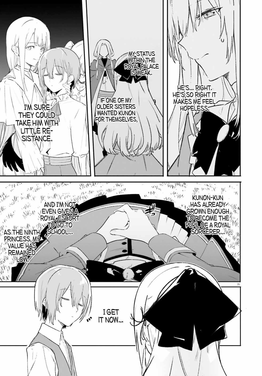 Kunon the Sorcerer Can See Through Chapter 10 - Page 35 in English