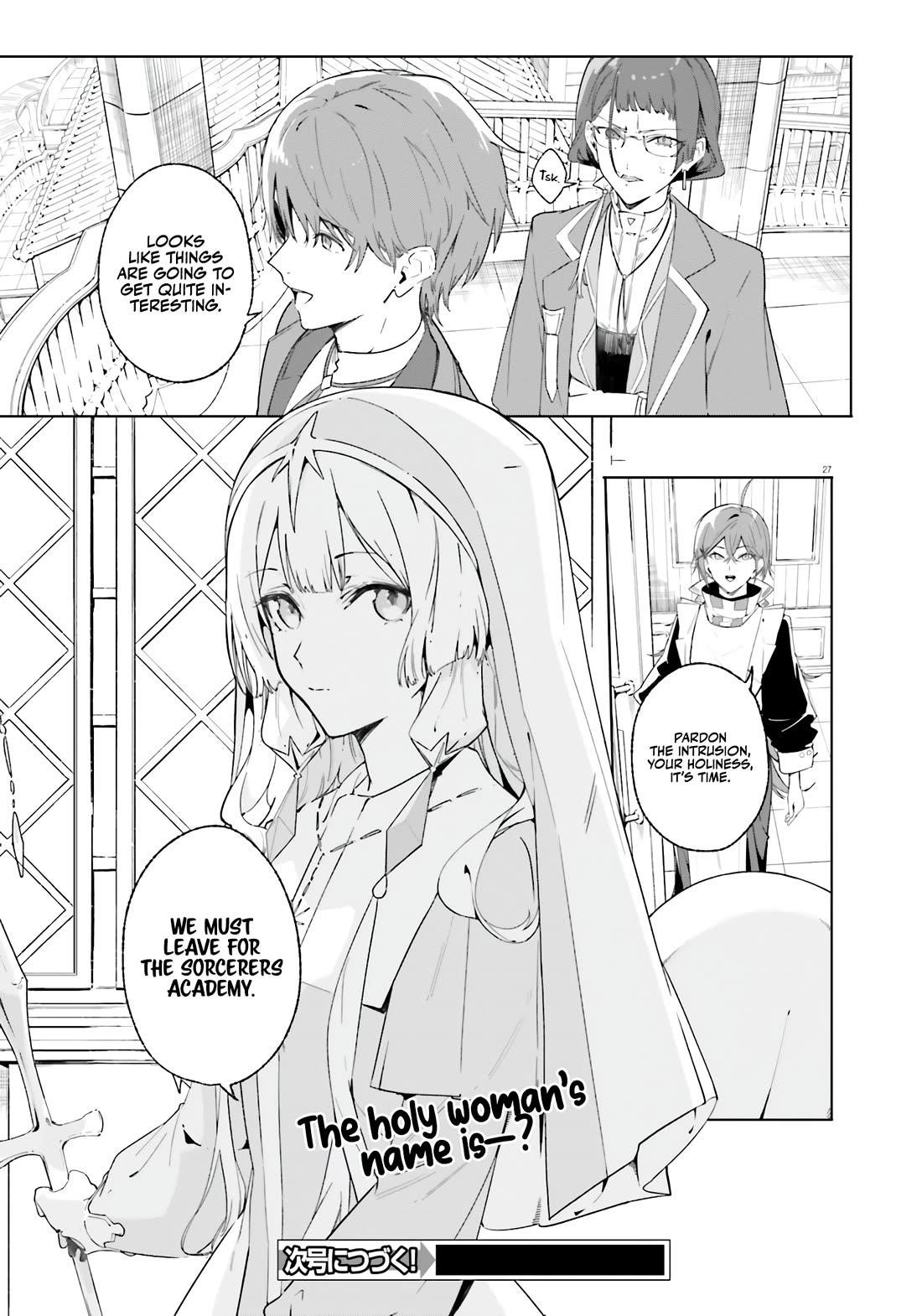 Kunon the Sorcerer Can See Through Chapter 13 - Page 28 in English