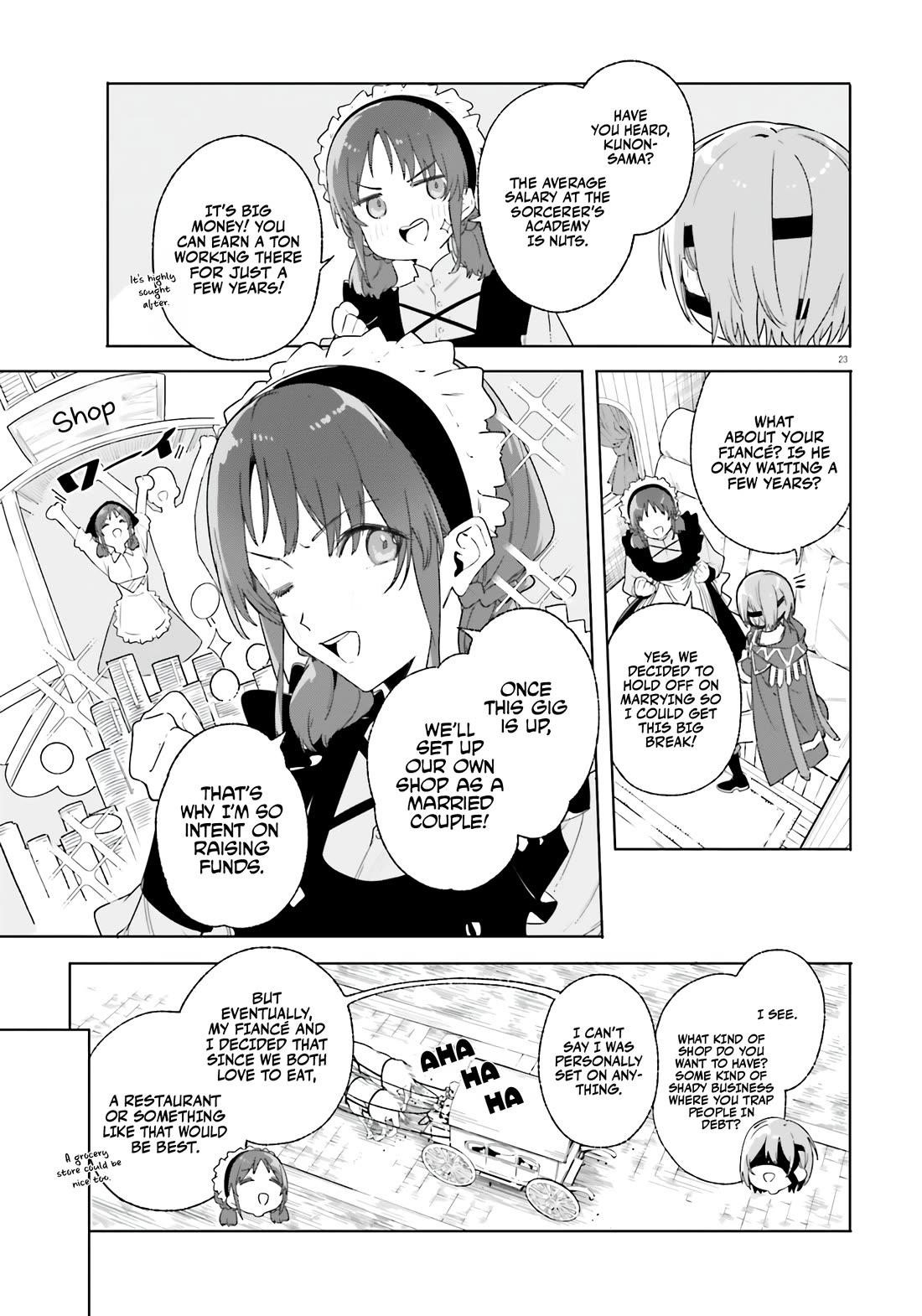 Kunon the Sorcerer Can See Through Chapter 14 - Page 23 in English