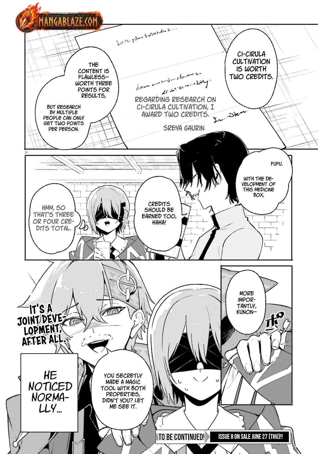 Kunon the Sorcerer Can See Through Chapter 26 - Page 27 in English