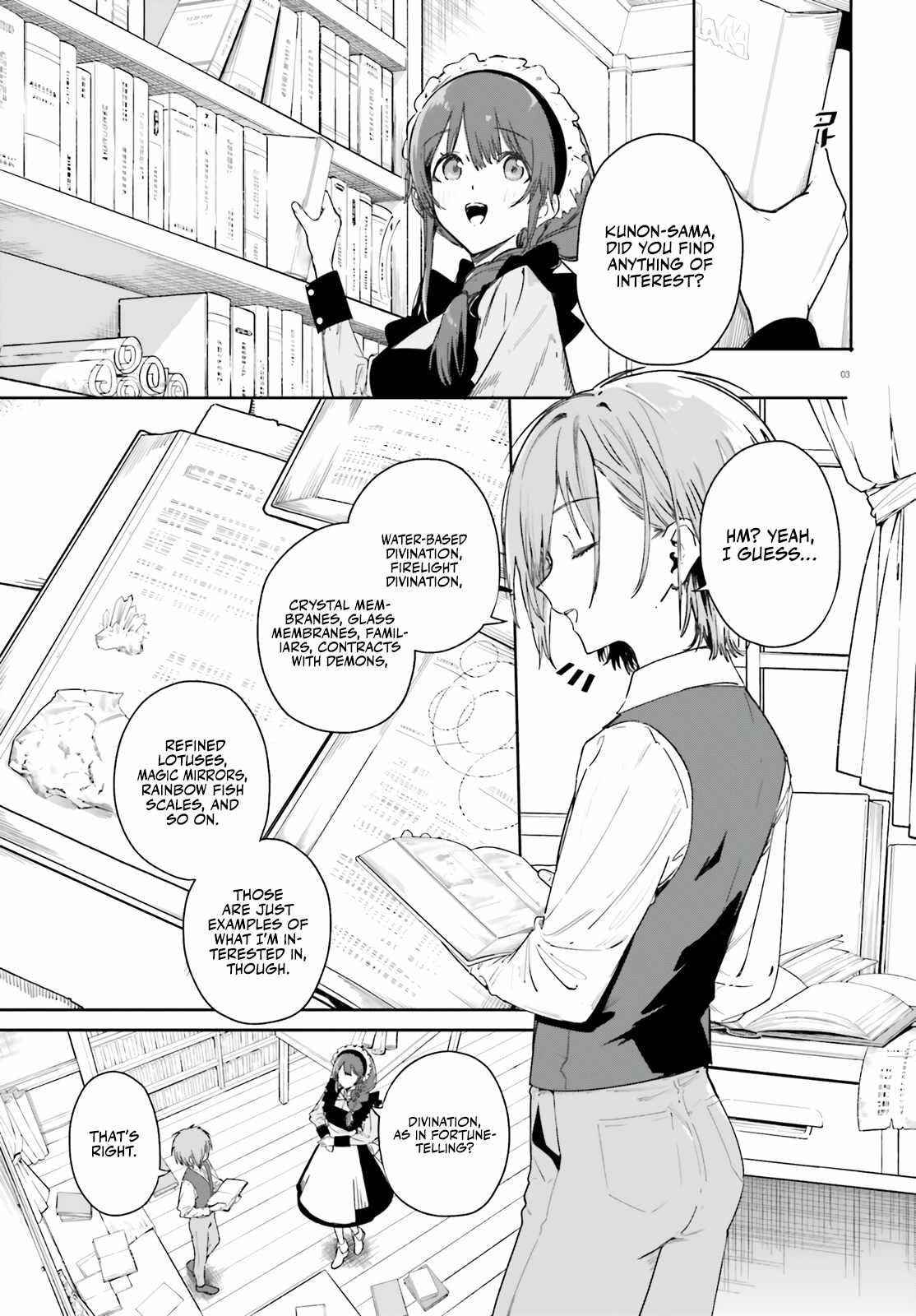 Kunon the Sorcerer Can See Through Chapter 3 - Page 3 in English