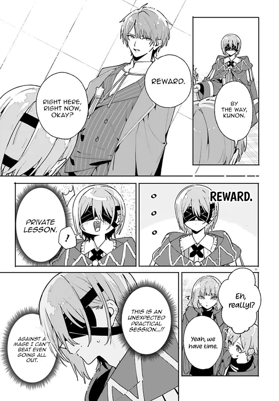 Kunon the Sorcerer Can See Through Chapter 36.1 - Page 12 in English