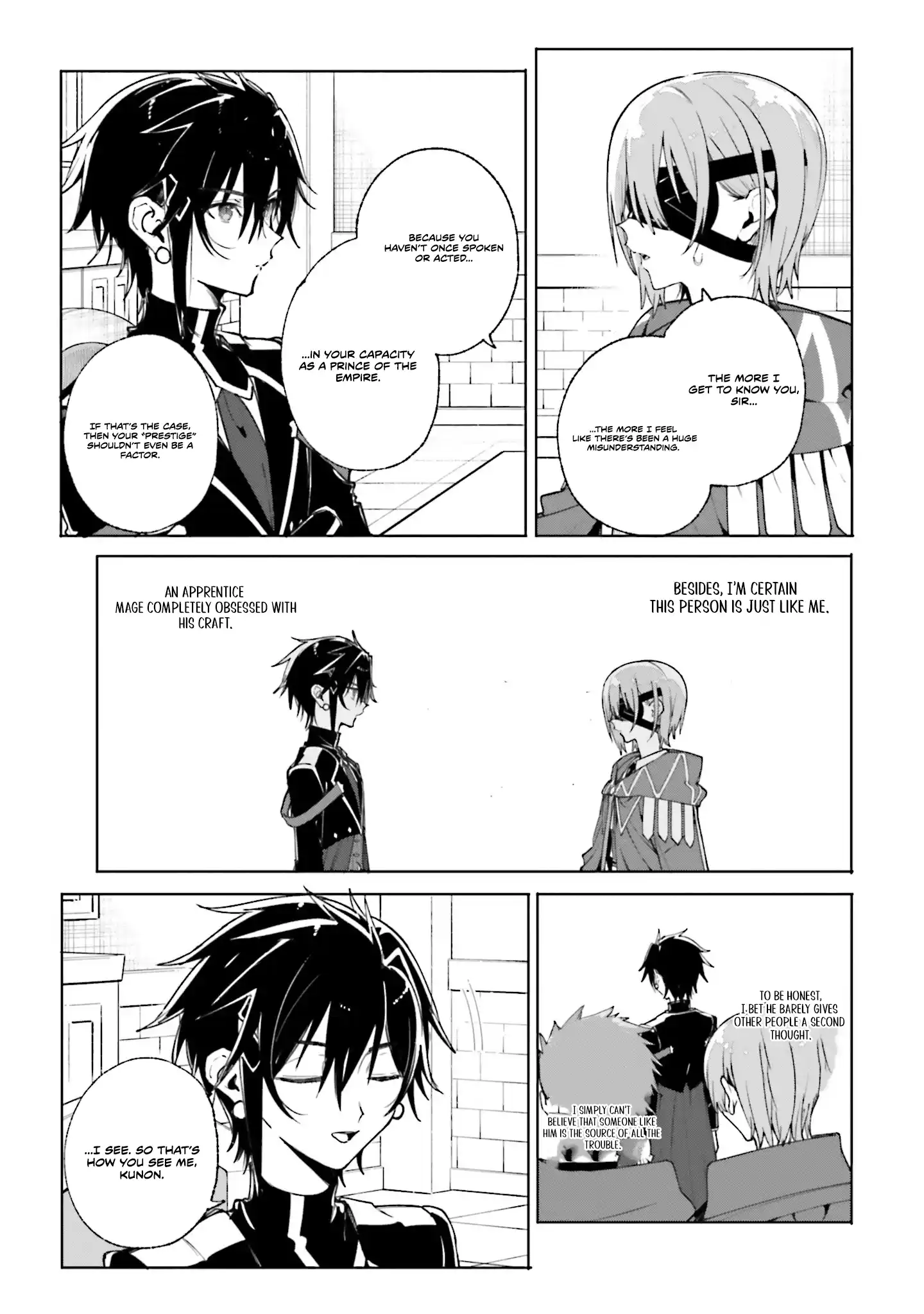 Kunon the Sorcerer Can See Through Chapter 39.2 - Page 9 in English