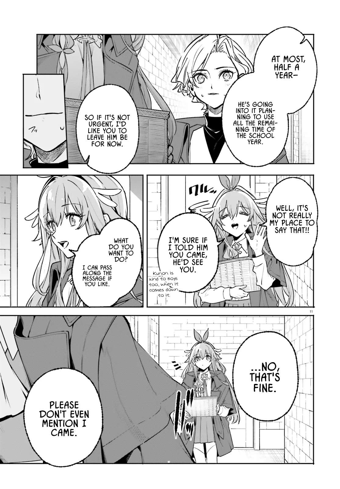 Kunon the Sorcerer Can See Through Chapter 45.1 - Page 11 in English