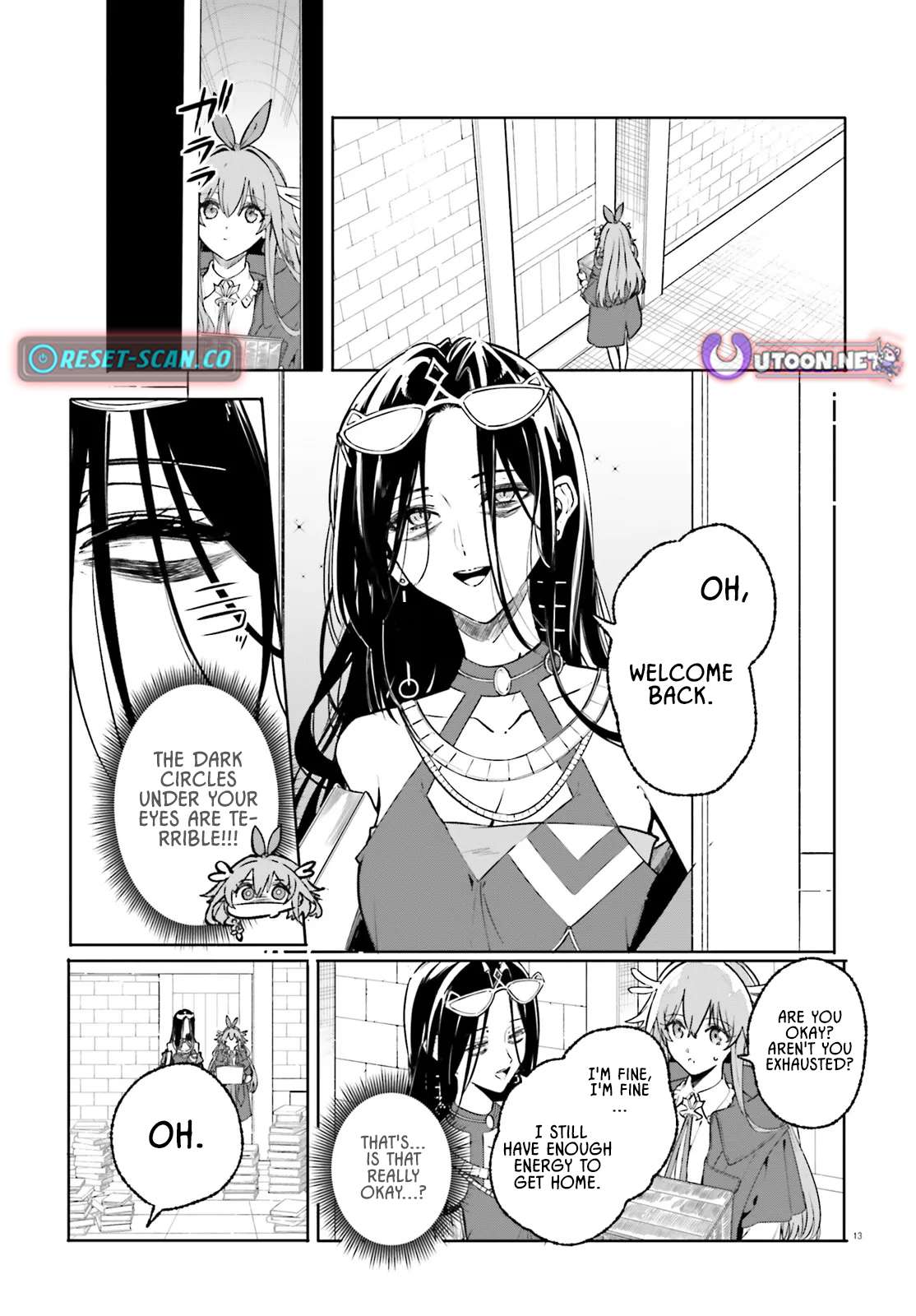 Kunon the Sorcerer Can See Through Chapter 45.1 - Page 13 in English